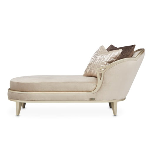 AICO Villa Cherie Chaise in Hazelnut