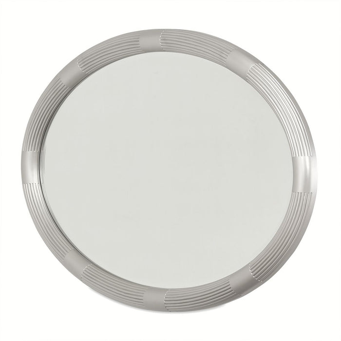 AICO Lanterna Sideboard Mirror in Silver Mist