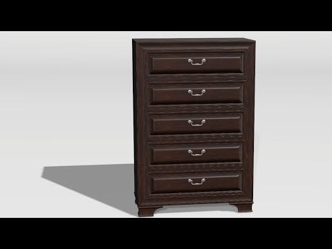 Furniture of America Brandt 5-Drawer Chest CM7302CH-C EXTERNAL_VIDEO 1