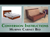 Night & Day Furniture Canada Alpine Queen Cabinet Bed Alpine Murphy Cabinet Bed - Heritage Brown EXTERNAL_VIDEO 3