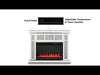 Acme Furniture Noralie Freestanding Electric Fireplace AC00513 EXTERNAL_VIDEO 1