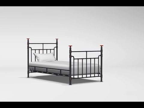 Furniture of America Clementine Queen Platform Bed CM7201Q-BED EXTERNAL_VIDEO 1