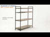 Acme Furniture Bookcases 4-Shelf AC00757 EXTERNAL_VIDEO 1