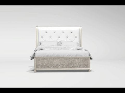 Furniture of America Bryant California King Upholstered Bed CM7288SV-CK-BED EXTERNAL_VIDEO 1