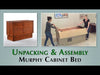 Night & Day Furniture Canada Sagebrush Murphy Queen Cabinet Bed with Storage SAGB-QEN-CHO EXTERNAL_VIDEO 1