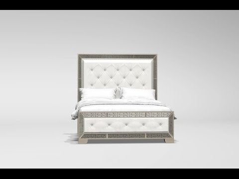 Furniture of America Loraine California King Panel Bed CM7195CK-BED EXTERNAL_VIDEO 1