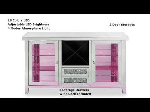 Acme Furniture Accent Cabinets Wine Cabinets AC00525 EXTERNAL_VIDEO 1