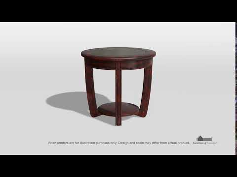 Furniture of America Crystal Falls End Table CM4336E EXTERNAL_VIDEO 1