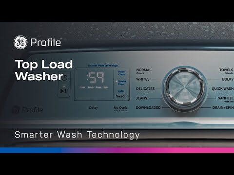 GE Profile 5.0 cu.ft. Top Loading Washer with FlexDispense™ PTW600BSRWS EXTERNAL_VIDEO 1