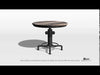 Furniture of America Round Foskey Counter Height Dining Table with Pedestal Base CM3367PT-TABLE EXTERNAL_VIDEO 1