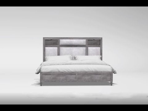 Furniture of America Daphne King Panel Bed CM7556EK-BED EXTERNAL_VIDEO 1